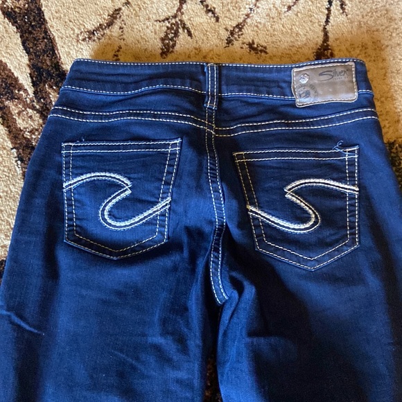 Suki Super Stretch Silver Jeans Capris W29/L23 - Picture 3 of 14